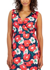 Sam Edelman Women's Floral Chiffon A-Line Dress - Coral Multi