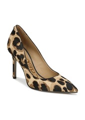 Sam Edelman Women's Hazel Leopard Print Calf Hair High Heel Pumps
