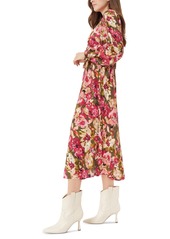 Sam Edelman Women's Illora Floral-Print Ruffled Midi Dress - Cypress-winter Wonderbloom