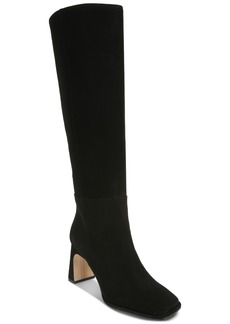 Sam Edelman Women's Issabel Square-Toe Sculpted-Heel Boots - Black
