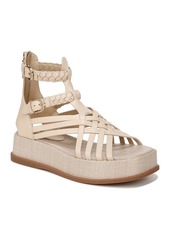 Sam Edelman Women's Nicki Square Toe Woven Strappy Platform Gladiator Sandals
