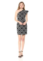 Sam Edelman Women's One Shoulder Tile Dress