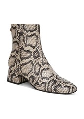 Sam Edelman Women's Paige 2 Square Toe Printed Block Heel Ankle Booties