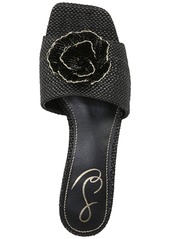 Sam Edelman Women's Winsley Floral Block-Heel Sandals - Natural Raffia