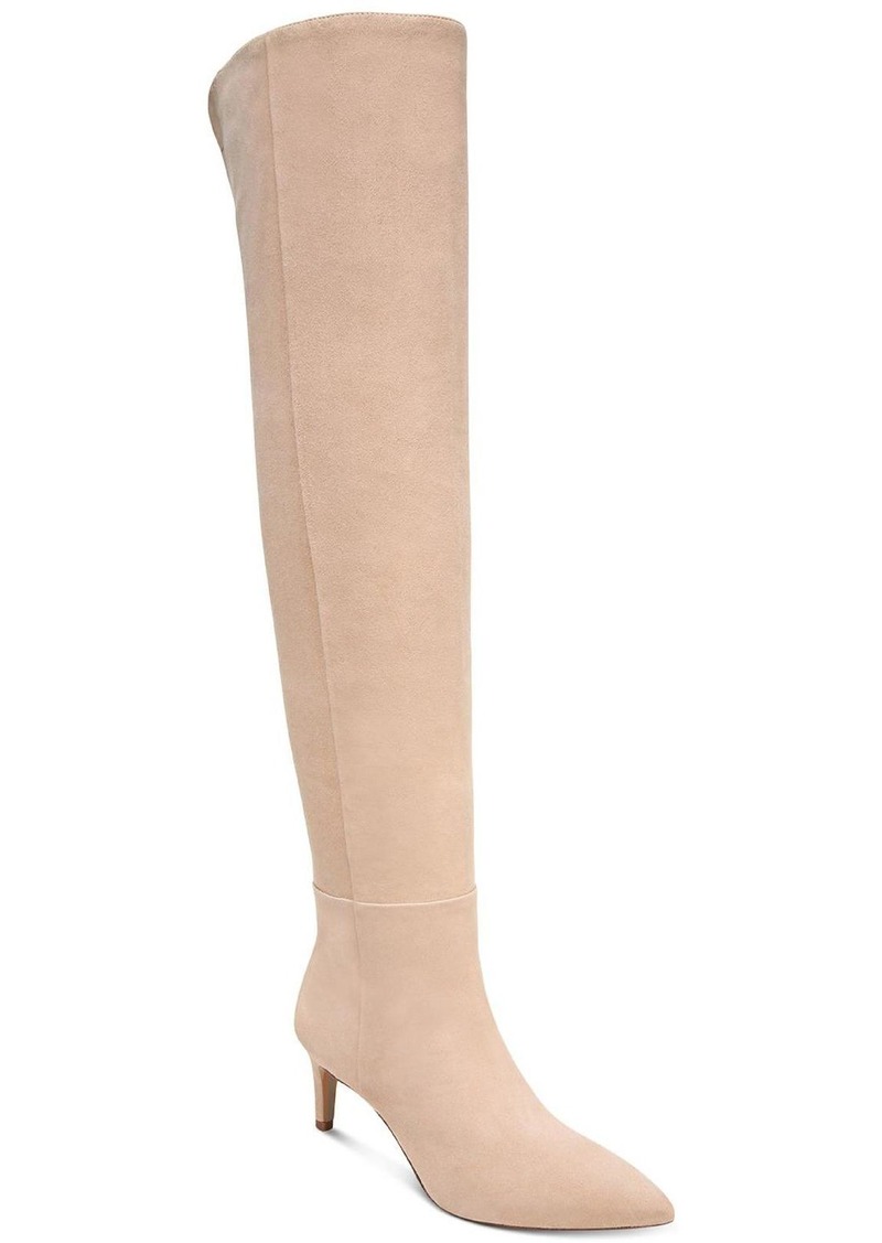 Sam Edelman Ursula Womens Suede Pointed Toe Over-The-Knee Boots