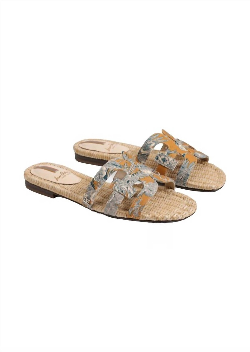 Sam Edelman Women's Bay Slide Sandals In Washed Marigold