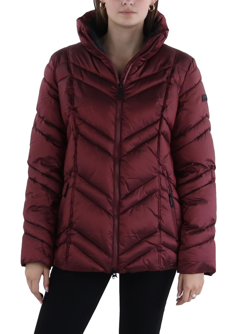 Sam Edelman Womens Quilted Short Puffer Jacket