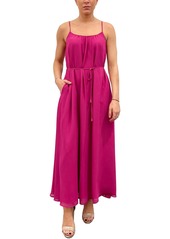 Sam Edelman Womens Solid Chiffon Maxi Dress