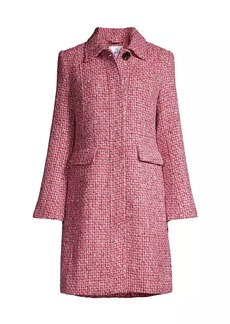 Sam Edelman Wool-Blend Tweed Coat