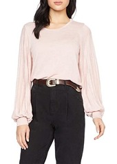 Sanctuary All Out Pleated Sleeve Tee