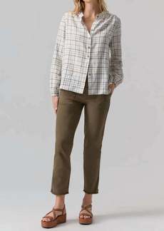 Sanctuary Clothing As You Are Button Front Shirt In Graphic Windowpane