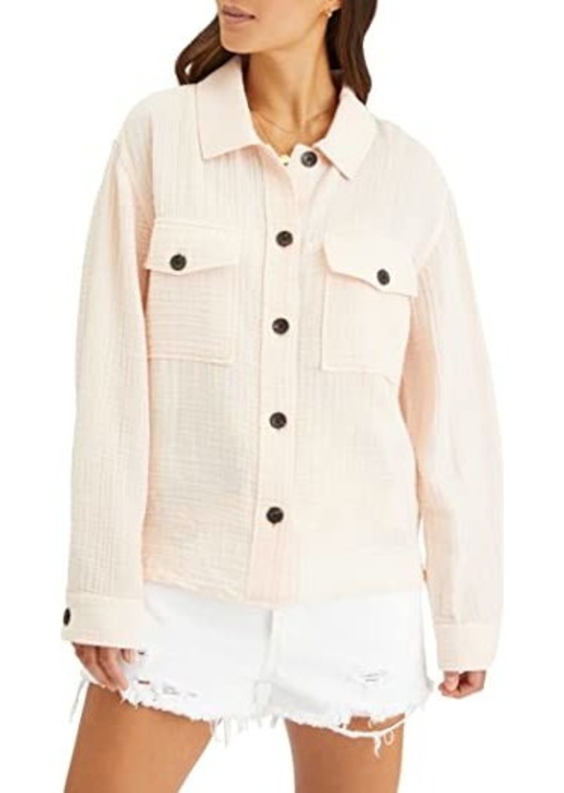 Sanctuary Cropped Shirt Jacket