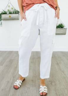 Sanctuary Discoverer Pull-On Cargo Pant In White