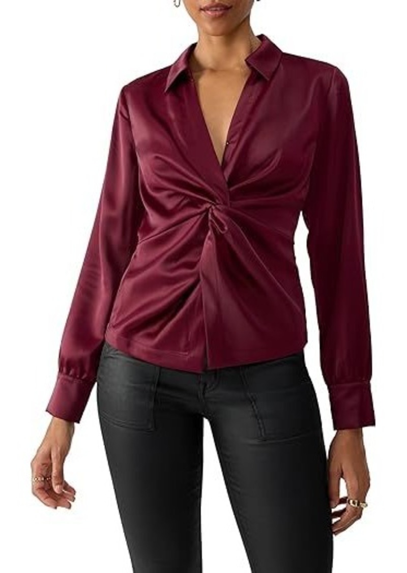 Sanctuary Easy On Me Satin Blouse