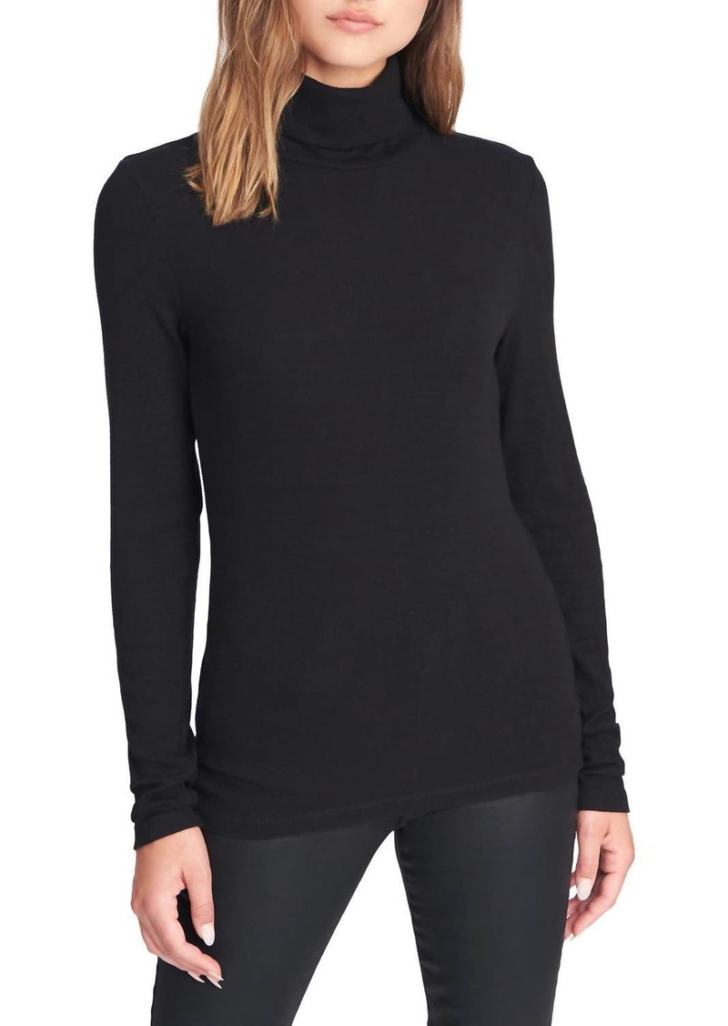 Sanctuary Essentials Turtleneck Shirt In Black