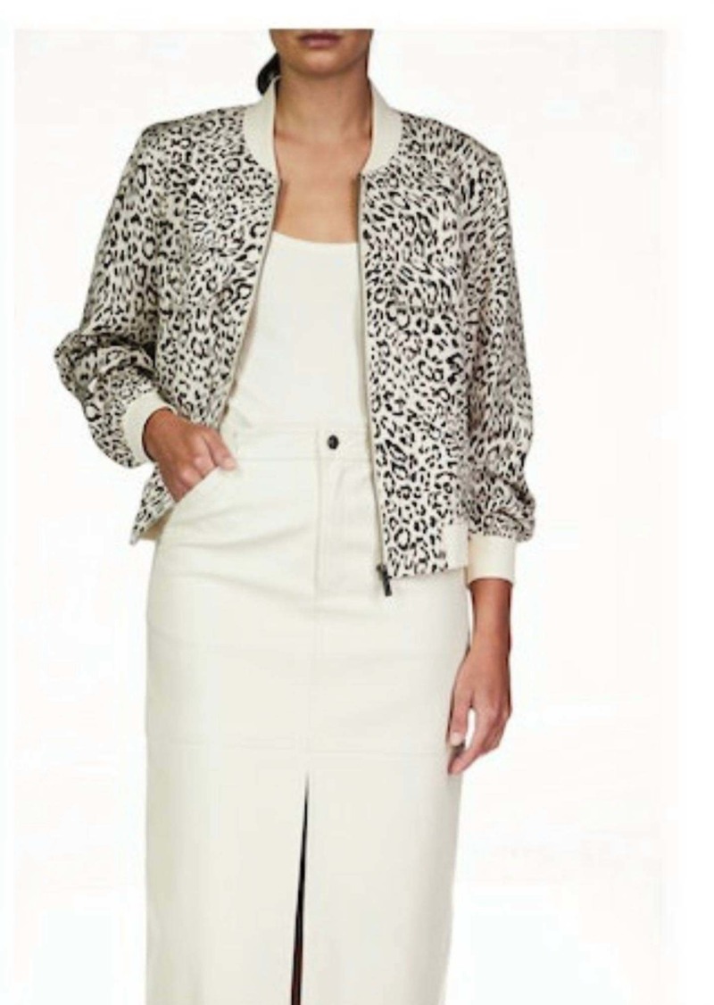 Sanctuary Eve Spots Bomber Jacket In Light Leopard Print