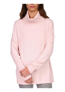 Sanctuary Find Me Lounging Womens Tunic Knit Turtleneck Top