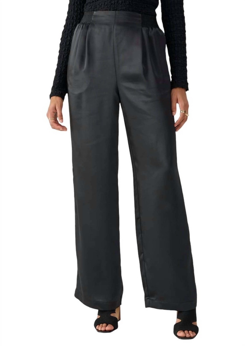 Sanctuary Gabriela Satin Pant In Blk