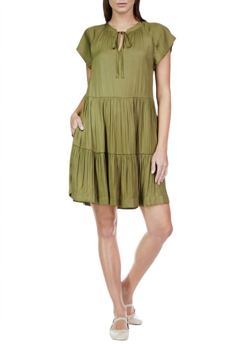 Sanctuary Modern Babydoll Dress In Burnt Olive