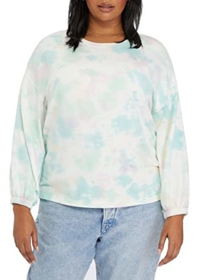 Sanctuary Perfect Fleece Sweatshirt in Tie-Dye