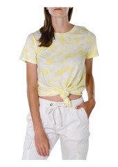 Sanctuary Perfect Knot Womens Tie-Dye Knotted Pullover Top