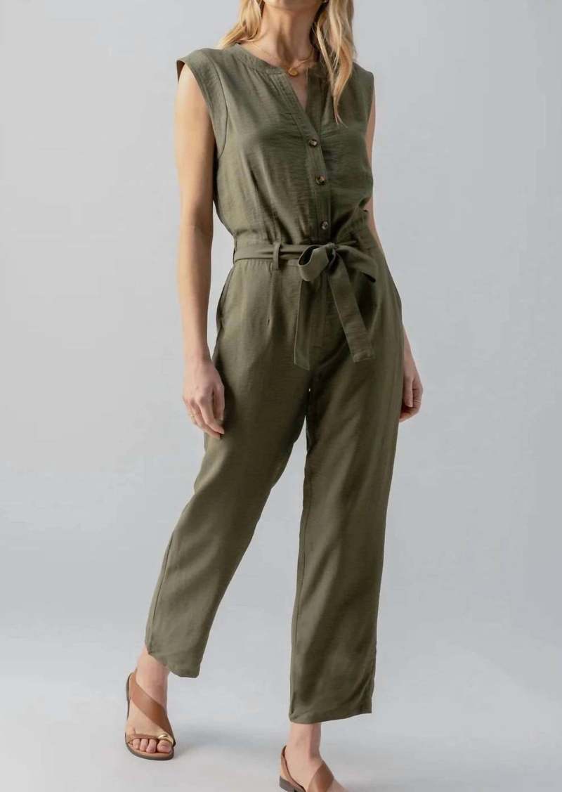 Sanctuary Prima Jumpsuit In Burnt Olive