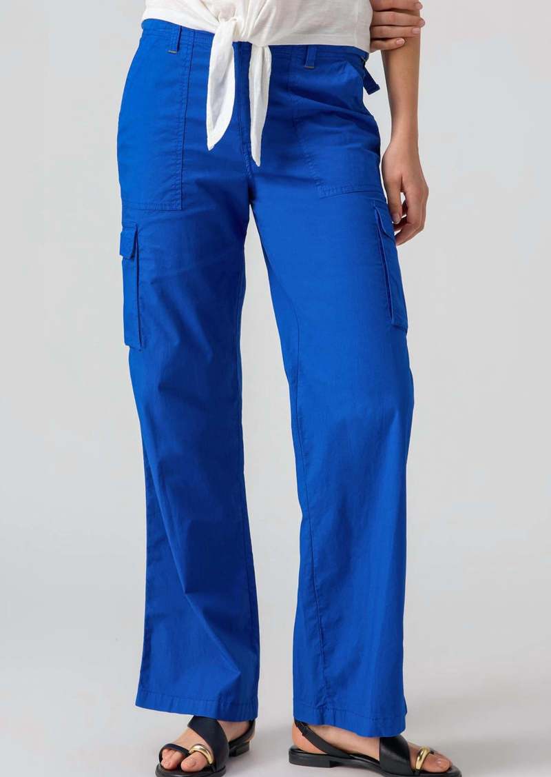 Sanctuary Reissue Cargo Pant In Ocean Blue