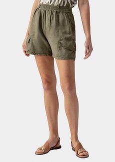 Sanctuary Relaxed Rebel Standard Rise Short In Burnt Olive