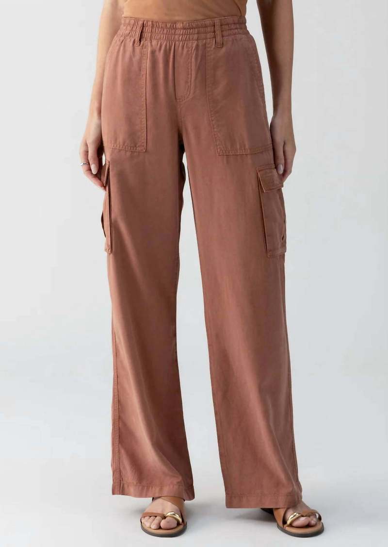 Sanctuary Relaxed Reissue Pants In Washed Clay