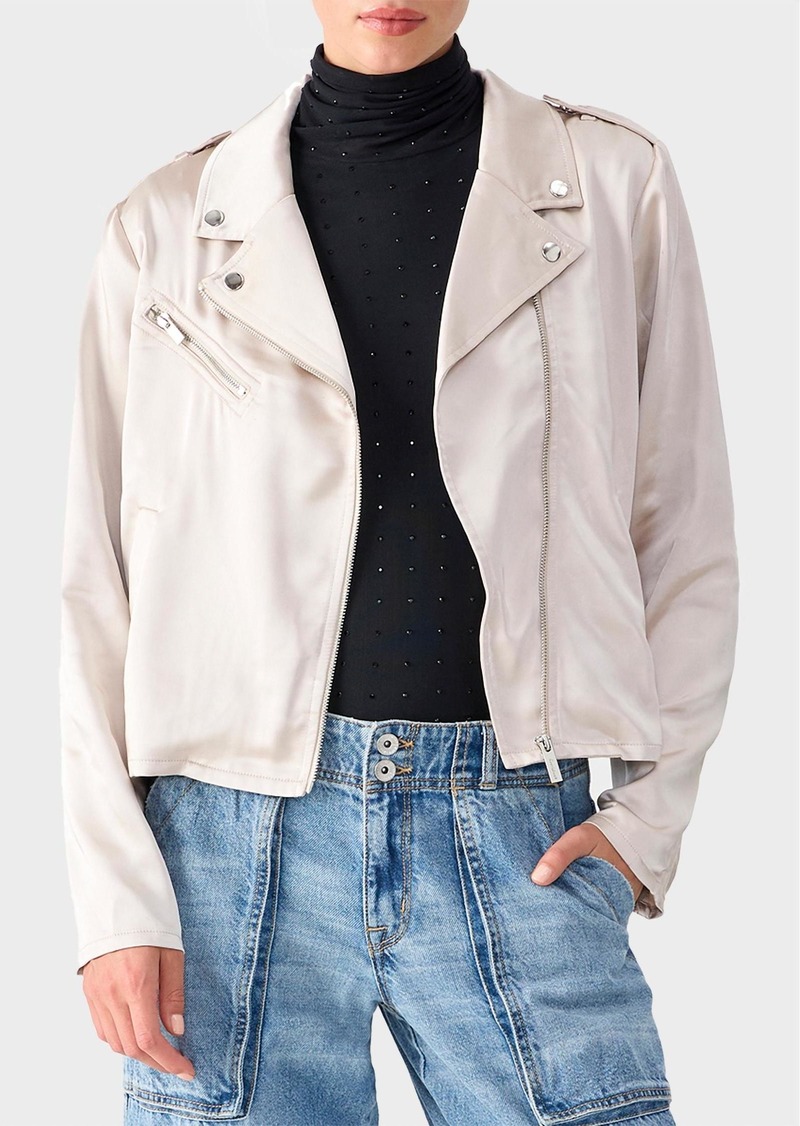 Sanctuary Rita Moto Jacket In Toasted Marshmallow