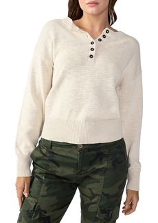 Sanctuary Casual And Chill Cotton Buttoned Sweater