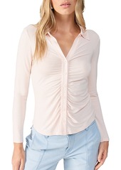 Sanctuary Dreamgirl Ruched Knit Shirt