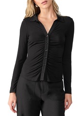 Sanctuary Dreamgirl Ruched Knit Shirt