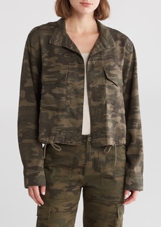 Sanctuary Elanor Tencel® Lyocell Utility Jacket in Mother Nature Camo at Nordstrom Rack