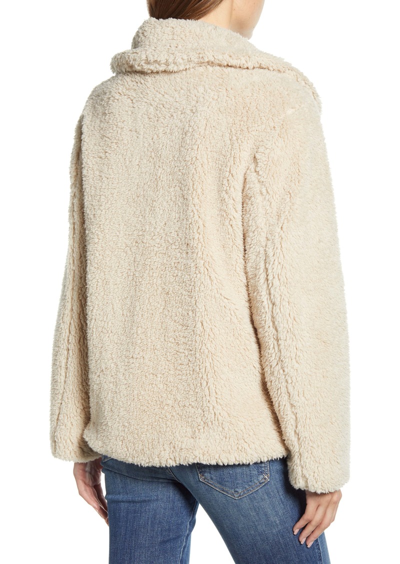 sanctuary faux fur teddy jacket