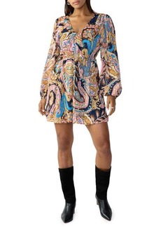 Sanctuary Girl's Day Out Paisley Long Sleeve Minidress