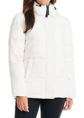 Sanctuary Hooded Down Puffer Jacket in Cream at Nordstrom