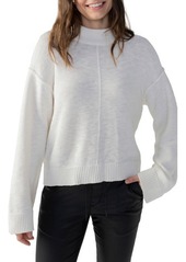 Sanctuary Mock Neck Sweater in Winter White at Nordstrom