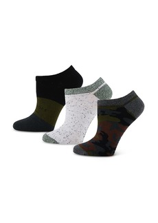 Sanctuary Mother Nature Camo Low Cut Ankle Socks, Pack of 3