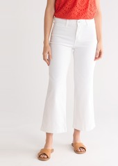 Sanctuary Nico Crop Wide Leg Twill Pants in White at Nordstrom Rack