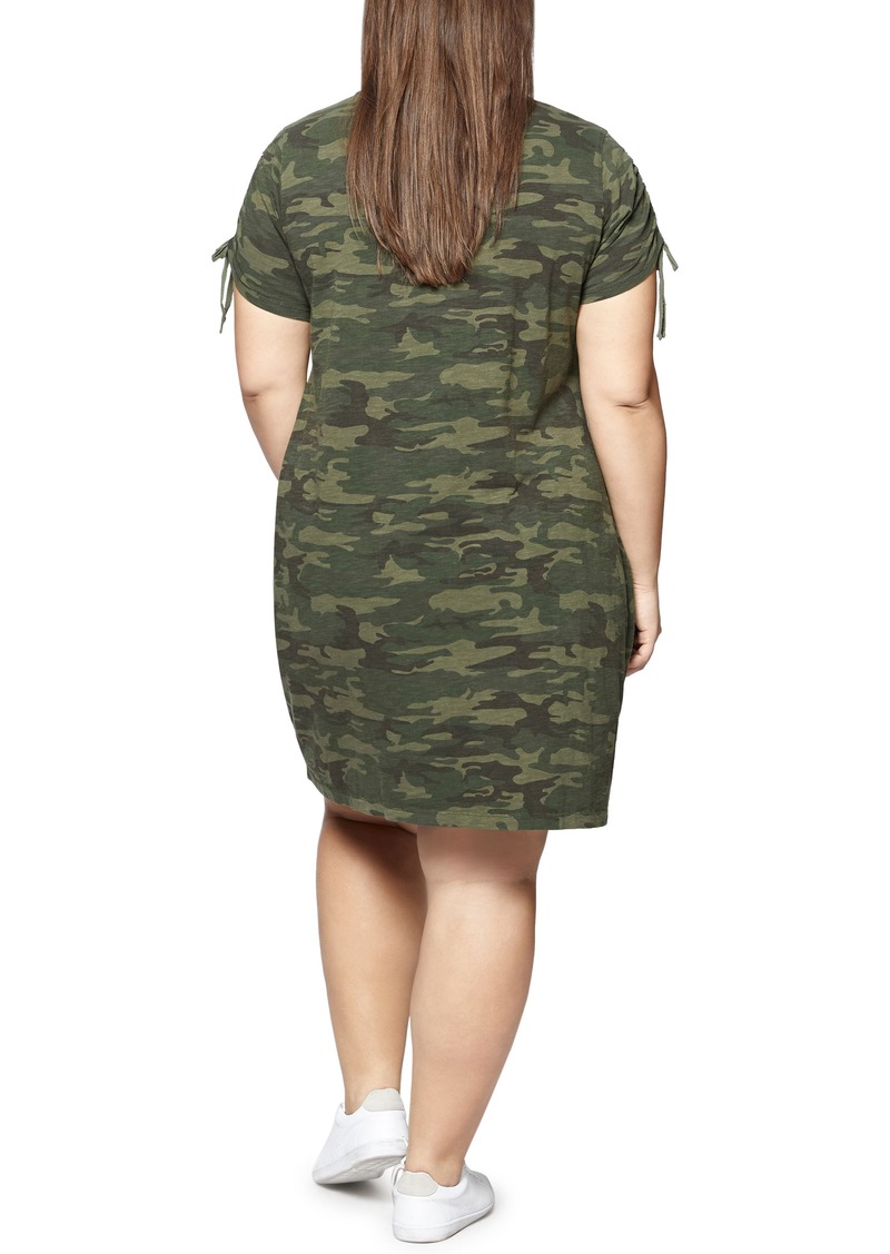 camo t shirt dress plus size