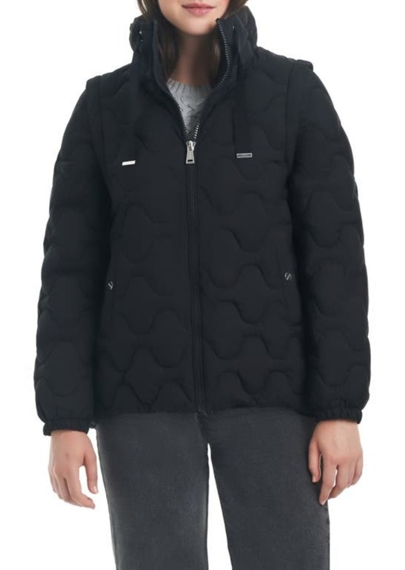Sanctuary Onion Quilted Convertible Puffer Jacket