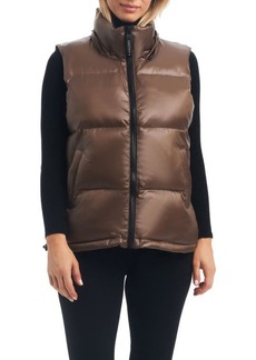 Sanctuary Quilted Hooded Puffer Vest