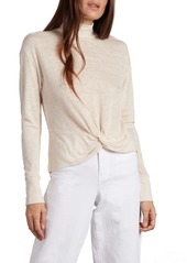 Sanctuary Ready or Knot Mock Neck Top