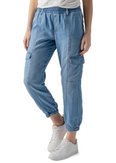 Sanctuary Relaxed Rebel Chambray Cargo Joggers