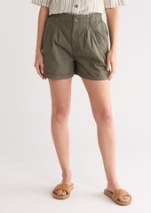 Sanctuary Sienna Pleated Shorts in Pine Green at Nordstrom Rack