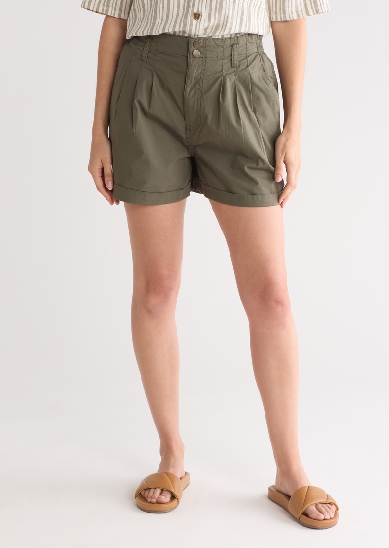 Sanctuary Sienna Pleated Shorts in Pine Green at Nordstrom Rack