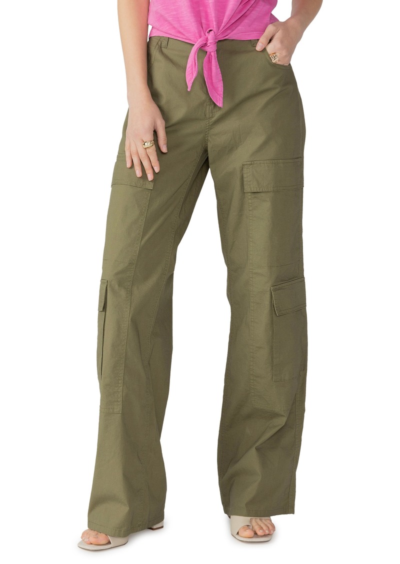 Sanctuary Stretch Cotton Cargo Pants in Mossy Green at Nordstrom Rack