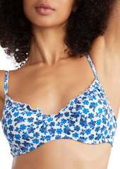 Sanctuary Swim Women's In The Light Ruffle Bikini Top