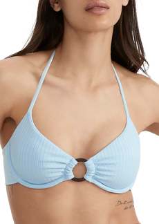 Sanctuary Swim Women's Refresh Rib Halter Bikini Top
